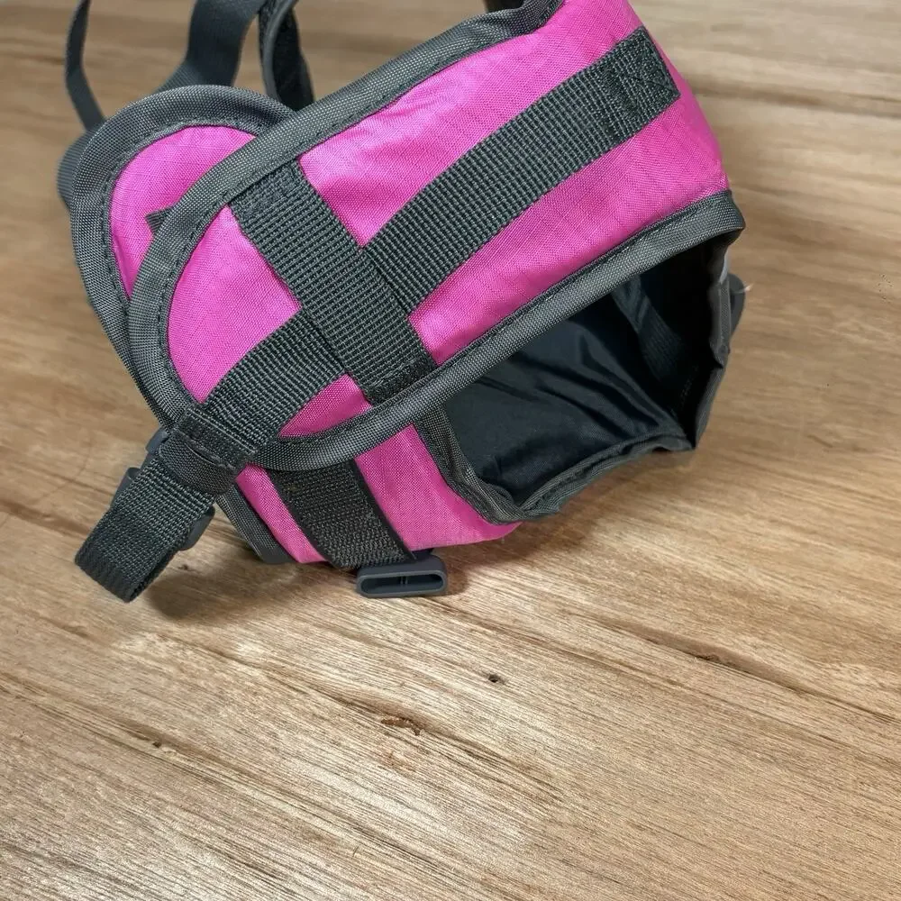 Good2Go Dog Flotation Vest Size EXTRA-SMALL 11-18 Lbs PINK / GRAY Boat Pool NWOT